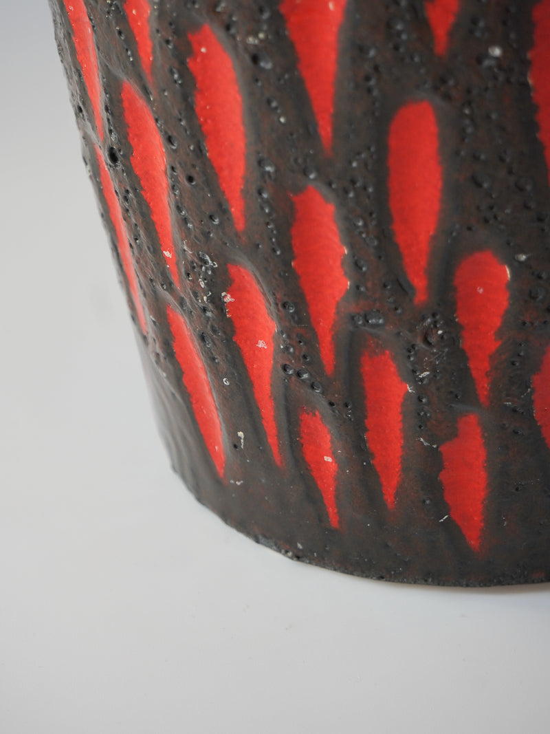 Scheurich <br>Fat Lava <br>セラミック フラワーベース <br> West Germany <br>bob's box - ヴィンテージ SHARK ATTACK