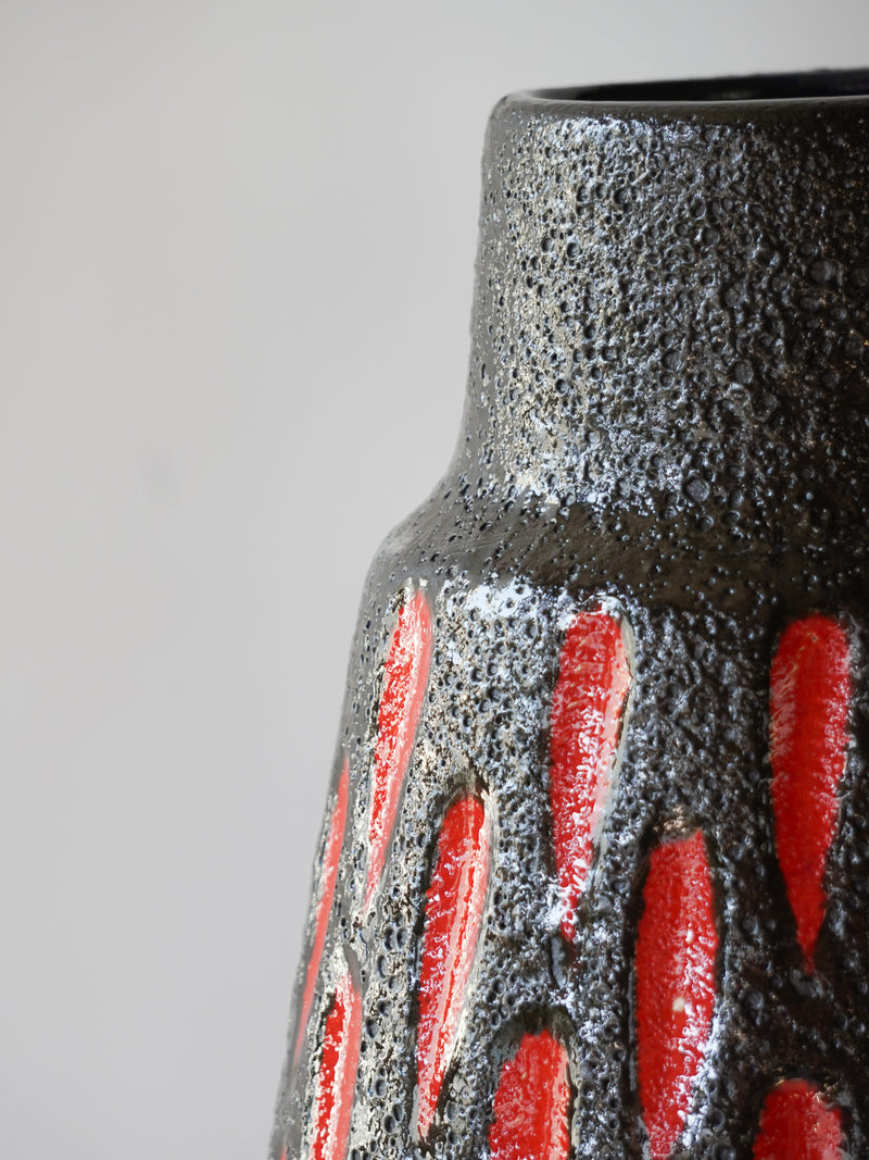 Scheurich <br>Fat Lava <br>セラミック フラワーベース <br> West Germany <br>bob's box - ヴィンテージ SHARK ATTACK