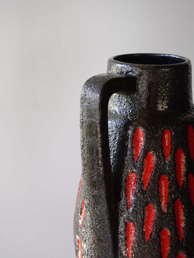 Scheurich <br>Fat Lava <br>セラミック フラワーベース <br> West Germany <br>bob's box - ヴィンテージ SHARK ATTACK