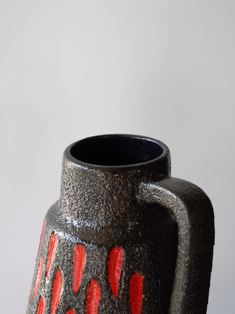 Scheurich <br>Fat Lava <br>セラミック フラワーベース <br> West Germany <br>bob's box - ヴィンテージ SHARK ATTACK