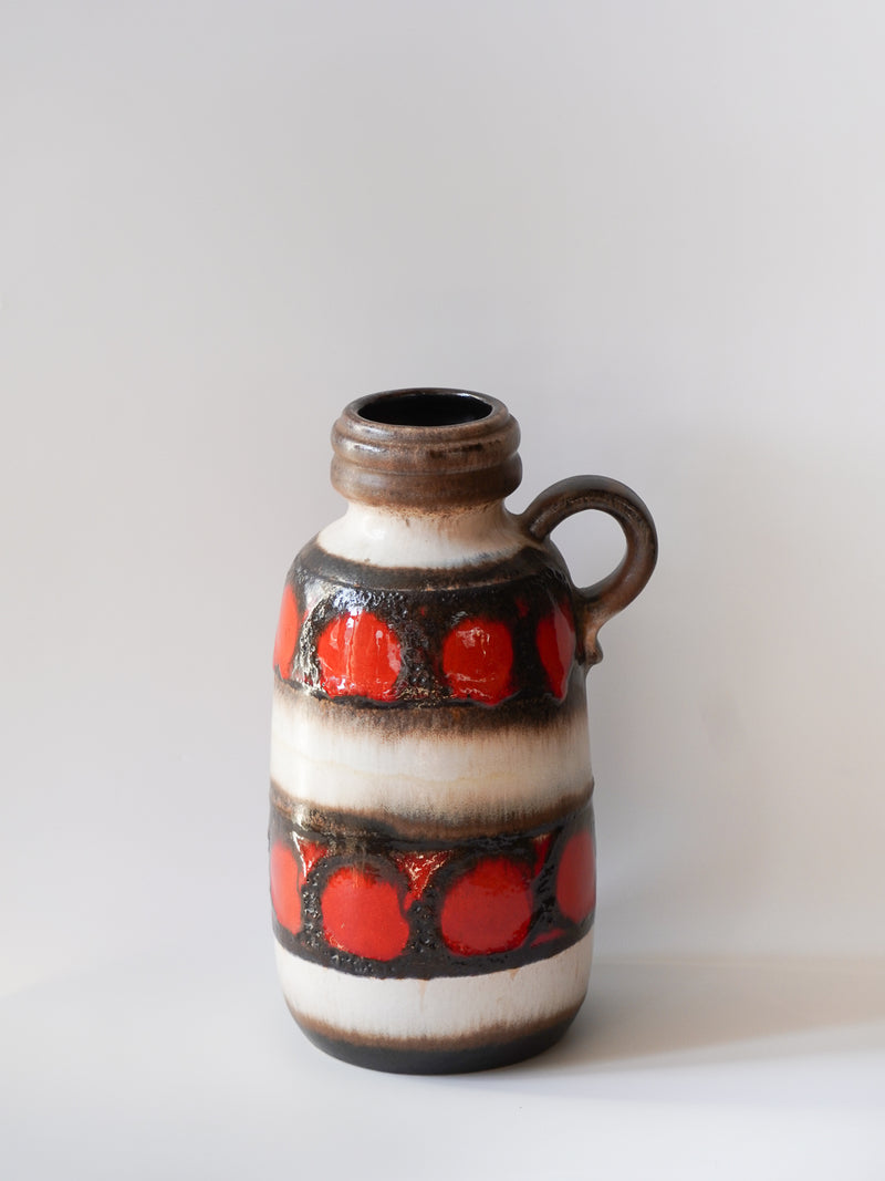 Scheurich <br>Fat Lava <br>セラミック フラワーベース <br> West Germany <br>bob's box - ヴィンテージ SHARK ATTACK