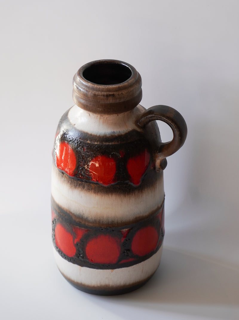 Scheurich <br>Fat Lava <br>セラミック フラワーベース <br> West Germany <br>bob's box - ヴィンテージ SHARK ATTACK