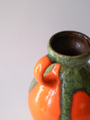 Ilkra keramik <br>Fat Lava <br>セラミック フラワーベース <br>West Germany <br>bob's box - ヴィンテージ SHARK ATTACK