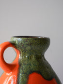 Ilkra keramik <br>Fat Lava <br>セラミック フラワーベース <br>West Germany <br>bob's box - ヴィンテージ SHARK ATTACK