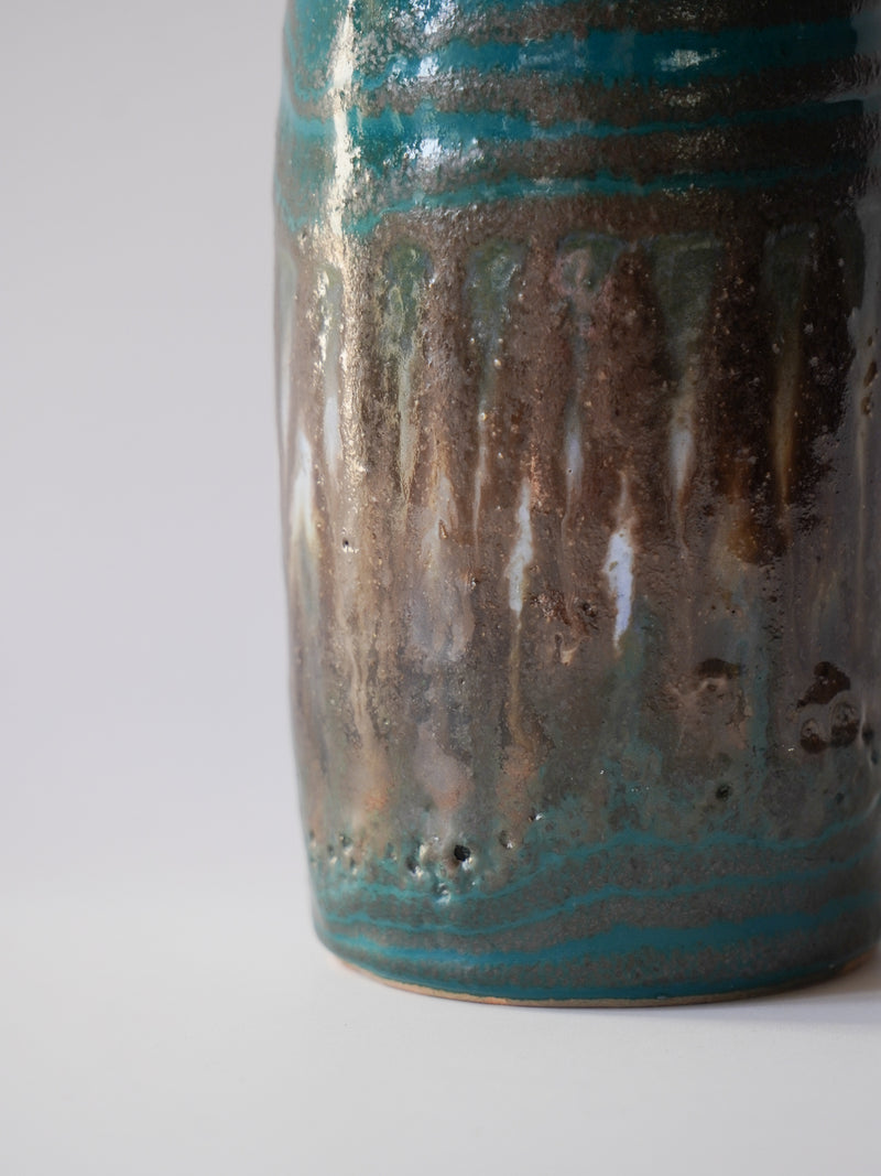 Fat Lava <br>Fat Lava <br>セラミック フラワーベース <br>Germany <br>bob's box - ヴィンテージ SHARK ATTACK