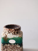 Jopeko 907/10 <br>Fat Lava <br>セラミック フラワーベース <br>West Germany <br>bob's box - ヴィンテージ SHARK ATTACK