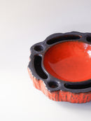 Jasba Keramik <br>Fat Lava <br>セラミック プレート / キャンドルホルダー <br>1970's , West Germany <br>bob's box - ヴィンテージ SHARK ATTACK