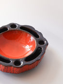 Jasba Keramik <br>Fat Lava <br>セラミック プレート / キャンドルホルダー <br>1970's , West Germany <br>bob's box - ヴィンテージ SHARK ATTACK