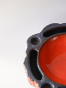 Jasba Keramik <br>Fat Lava <br>セラミック プレート / キャンドルホルダー <br>1970's , West Germany <br>bob's box - ヴィンテージ SHARK ATTACK