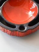 Jasba Keramik <br>Fat Lava <br>セラミック プレート / キャンドルホルダー <br>1970's , West Germany <br>bob's box - ヴィンテージ SHARK ATTACK