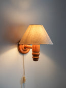 パインウッドウォールランプ<br>1960's , Sweden<br>bob's box - ヴィンテージ SHARK ATTACK