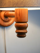 パインウッドウォールランプ<br>1960's , Sweden<br>bob's box - ヴィンテージ SHARK ATTACK