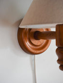 パインウッドウォールランプ<br>1960's , Sweden<br>bob's box - ヴィンテージ SHARK ATTACK