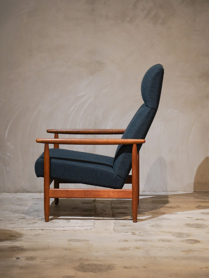 FDB Møbler , Ejvind A. Johansson (A) <br>J65 ハイバックチェア <br>1950~1960's , Denmark <br>bob's box - ヴィンテージ SHARK ATTACK