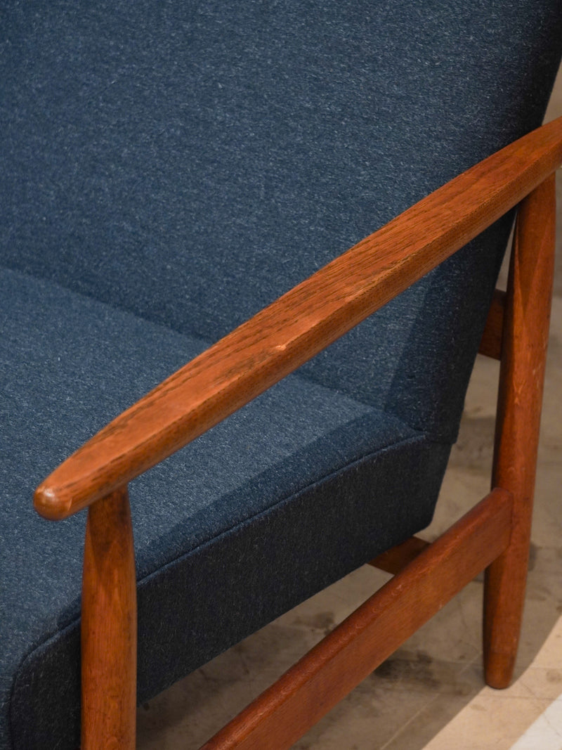 FDB Møbler , Ejvind A. Johansson (A) <br>J65 ハイバックチェア <br>1950~1960's , Denmark <br>bob's box - ヴィンテージ SHARK ATTACK