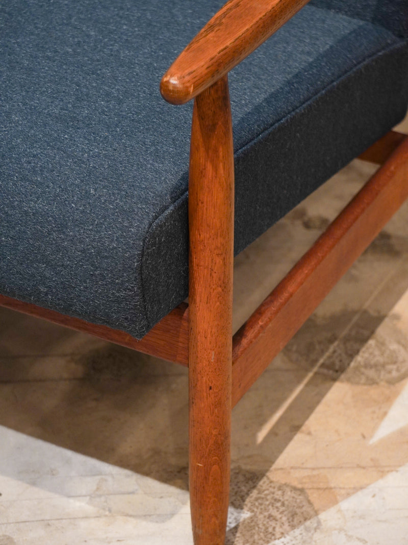 FDB Møbler , Ejvind A. Johansson (A) <br>J65 ハイバックチェア <br>1950~1960's , Denmark <br>bob's box - ヴィンテージ SHARK ATTACK