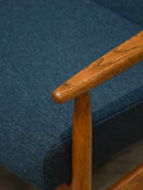 FDB Møbler , Ejvind A. Johansson (B) <br>J65 ハイバックチェア <br>1950~1960's , Denmark <br>bob's box - ヴィンテージ SHARK ATTACK