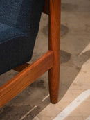 FDB Møbler , Ejvind A. Johansson (B) <br>J65 ハイバックチェア <br>1950~1960's , Denmark <br>bob's box - ヴィンテージ SHARK ATTACK