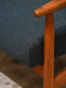 FDB Møbler , Ejvind A. Johansson (B) <br>J65 ハイバックチェア <br>1950~1960's , Denmark <br>bob's box - ヴィンテージ SHARK ATTACK