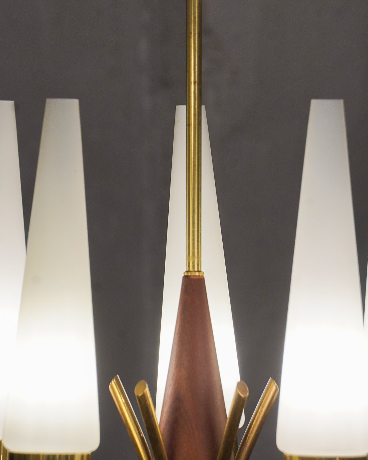 LYFA , Bent Karlby - Denmark , 1960s - 5灯シャンデリア