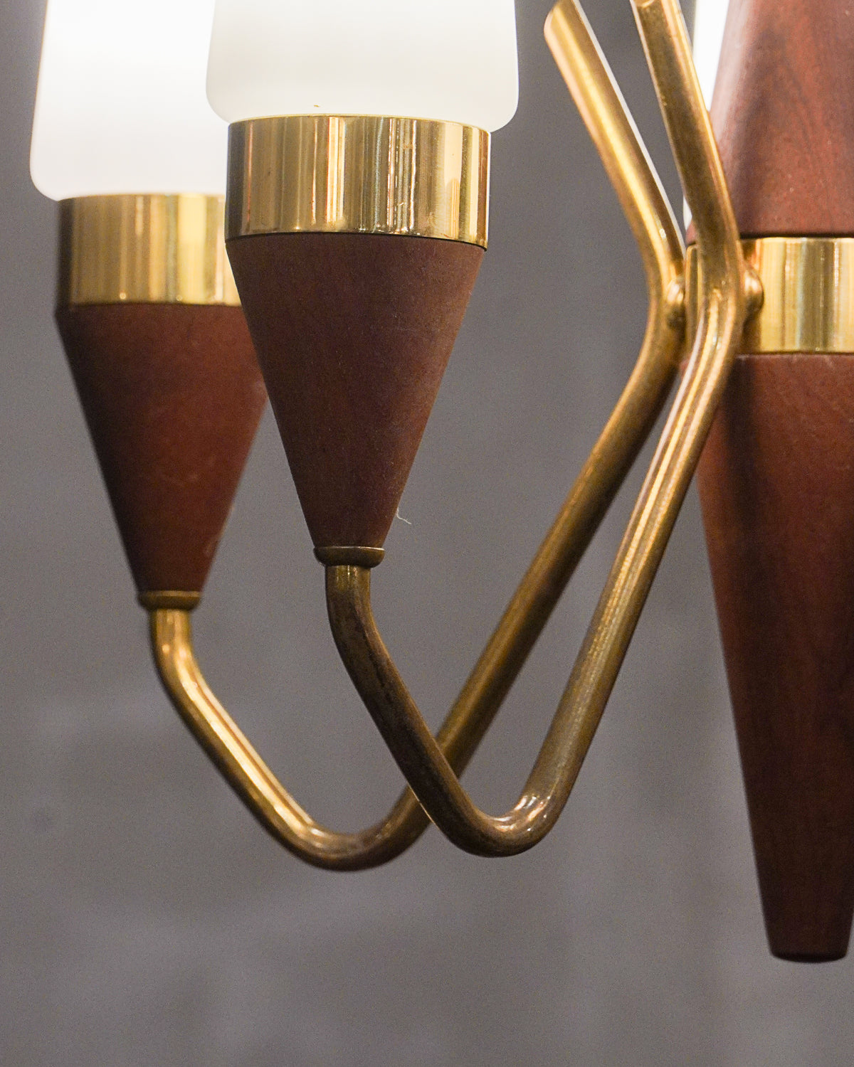 LYFA , Bent Karlby - Denmark , 1960s - 5灯シャンデリア