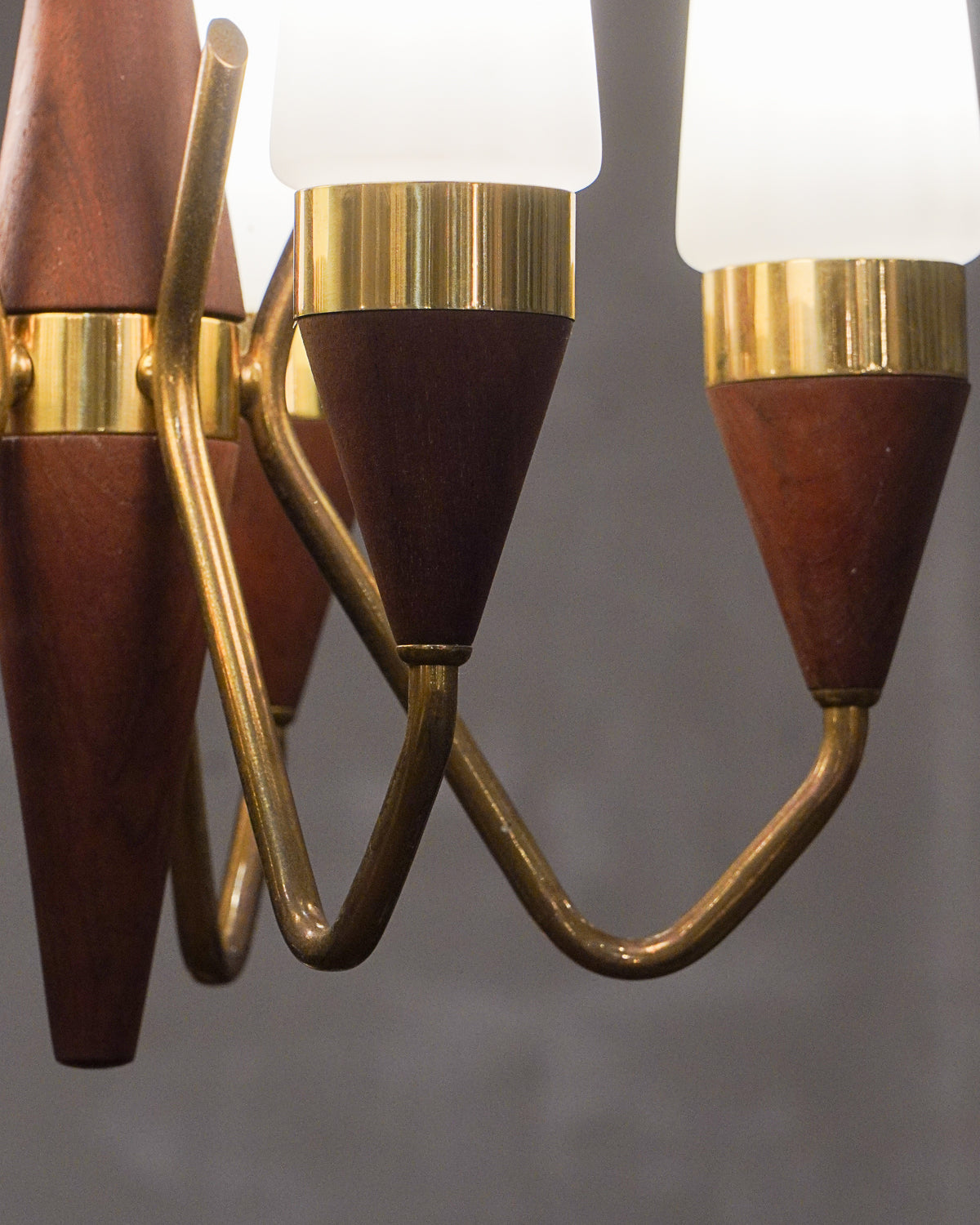LYFA , Bent Karlby - Denmark , 1960s - 5灯シャンデリア