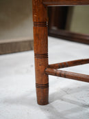 Oak wood coffee table<br> TAMAGAWA BASE