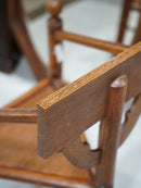 Oak wood coffee table<br> TAMAGAWA BASE