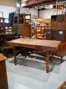 Oak wood coffee table<br> TAMAGAWA BASE