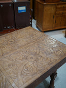 Oak wood coffee table<br> TAMAGAWA BASE