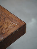 Oak wood coffee table<br> TAMAGAWA BASE