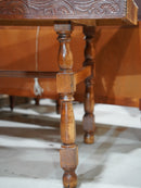 Oak wood coffee table<br> TAMAGAWA BASE