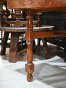 Oak wood coffee table<br> TAMAGAWA BASE