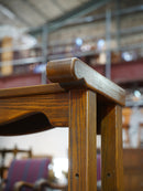 Oak wood coffee table<br> TAMAGAWA BASE