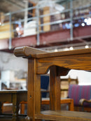 Oak wood coffee table<br> TAMAGAWA BASE