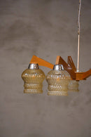 DREVO-Humpelec 5灯シャンデリア <br>1960's , Czechoslovakia <br>bob's box - ヴィンテージ SHARK ATTACK