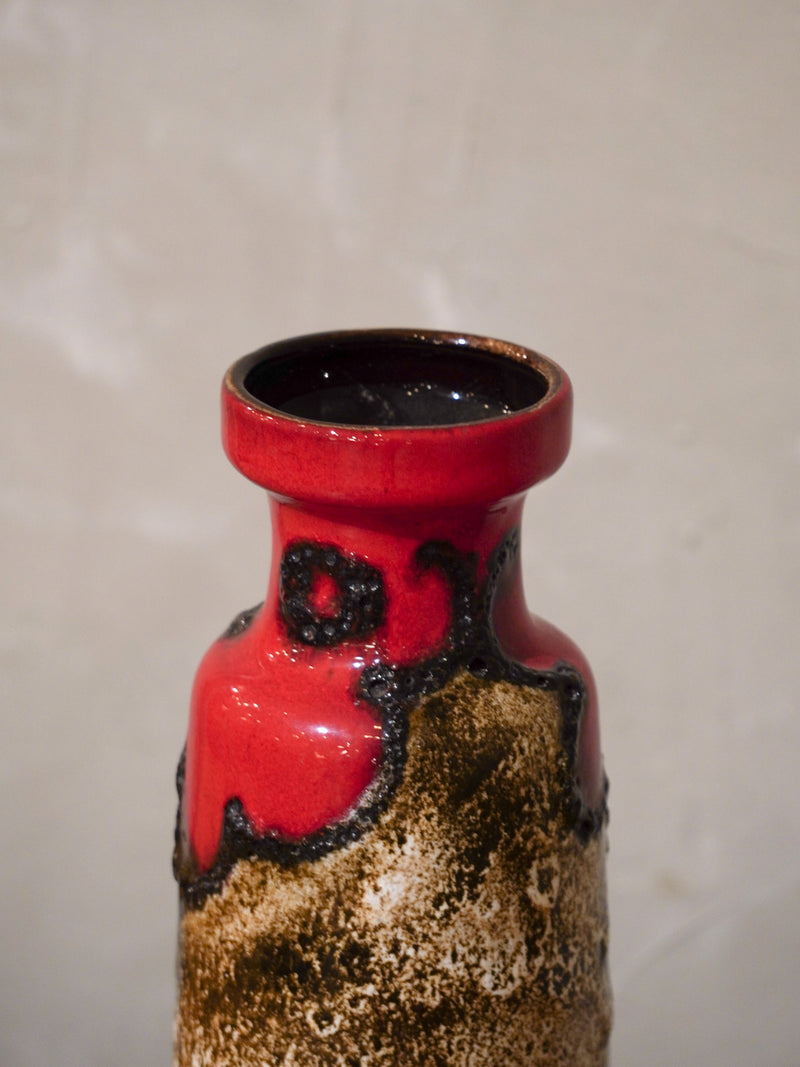 Scheurich Fat Lava セラミック フラワーベース 1970's West Germany