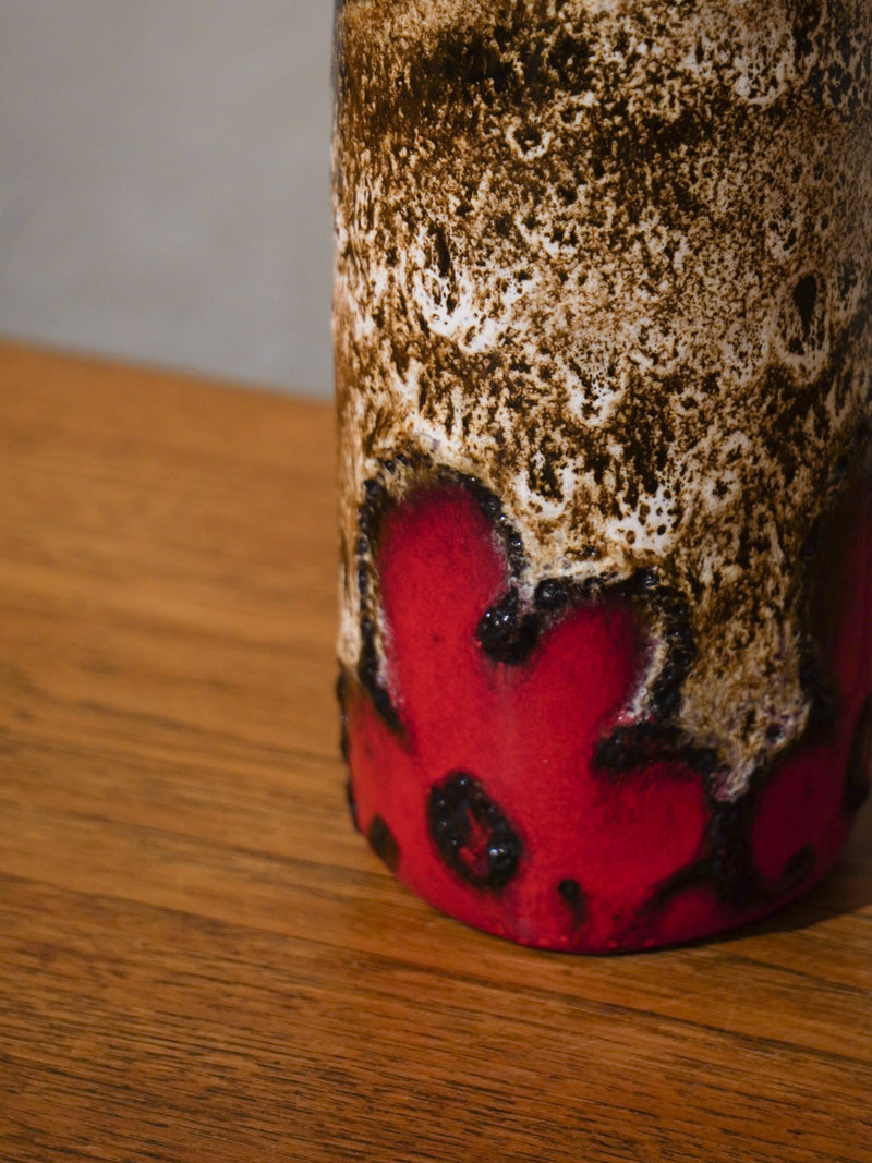 Scheurich Fat Lava セラミック フラワーベース 1970's West Germany