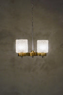 LIDOKOV 2灯シャンデリア <br>1960-70's , Czechoslovakia <br>大和店 - ヴィンテージ SHARK ATTACK