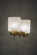 LIDOKOV 2灯シャンデリア <br>1960-70's , Czechoslovakia <br>大和店 - ヴィンテージ SHARK ATTACK