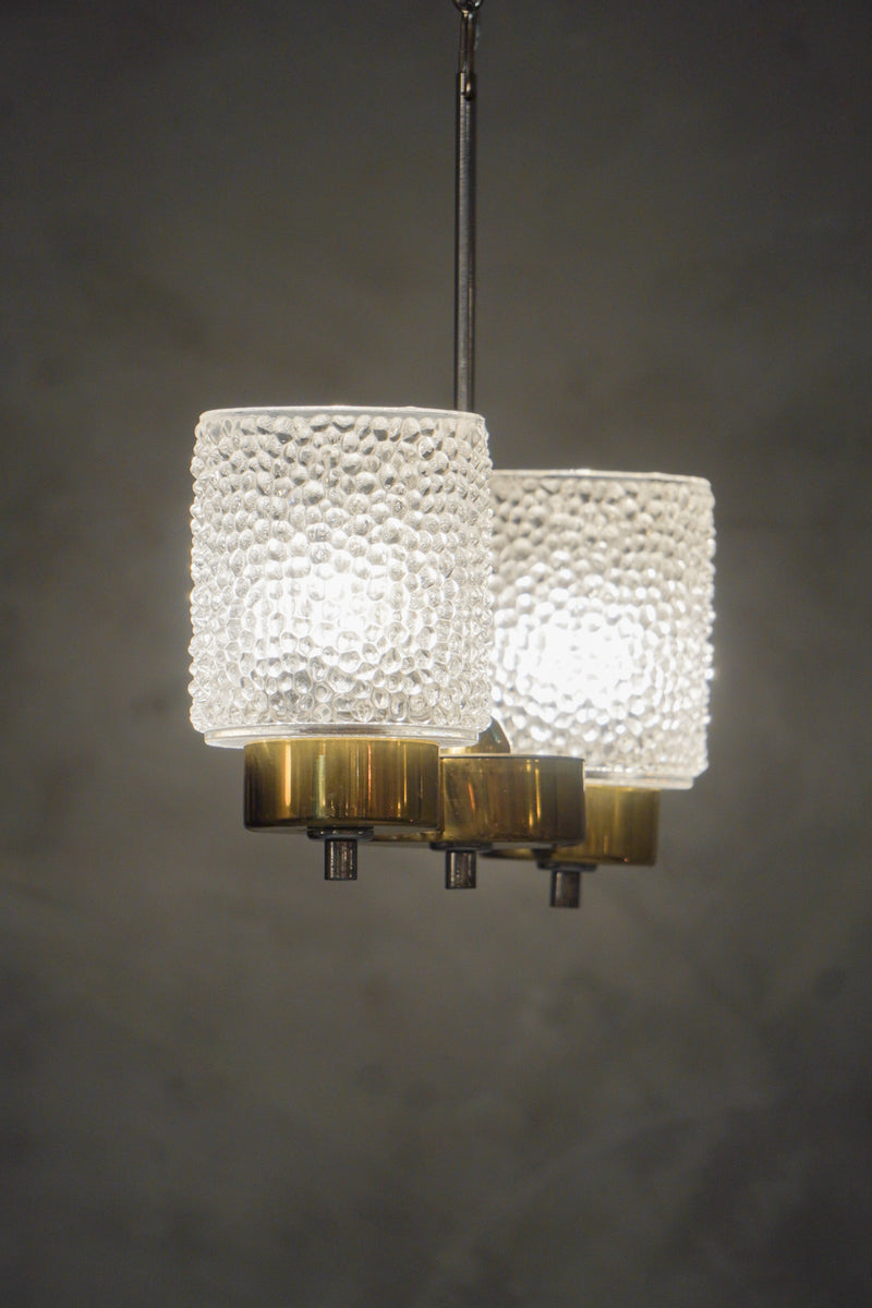 LIDOKOV 2灯シャンデリア <br>1960-70's , Czechoslovakia <br>大和店 - ヴィンテージ SHARK ATTACK