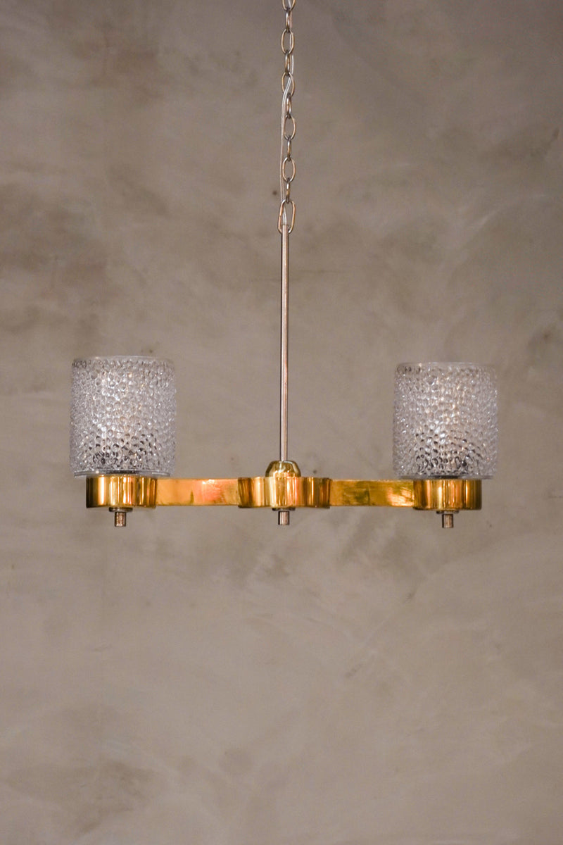 LIDOKOV 2灯シャンデリア <br>1960-70's , Czechoslovakia <br>大和店 - ヴィンテージ SHARK ATTACK