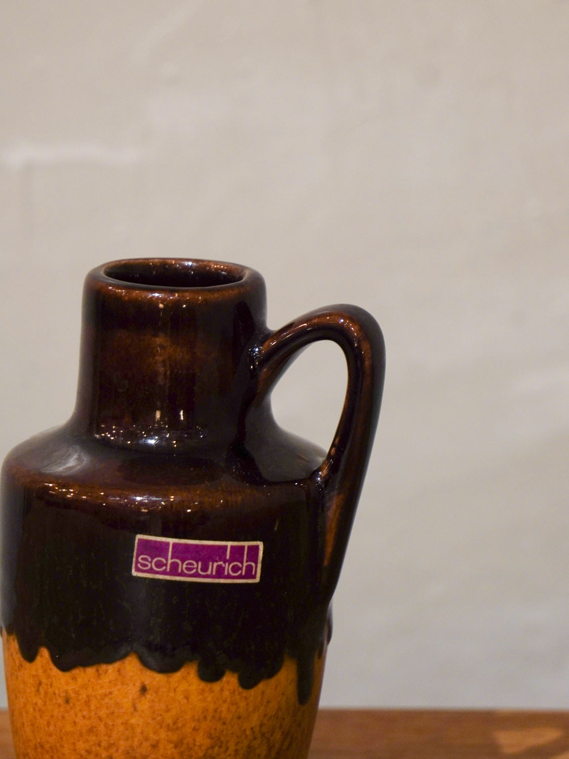 Scheurich - Fat Lava - セラミック フラワーベース - 1970's West Germany - cerote antiques
