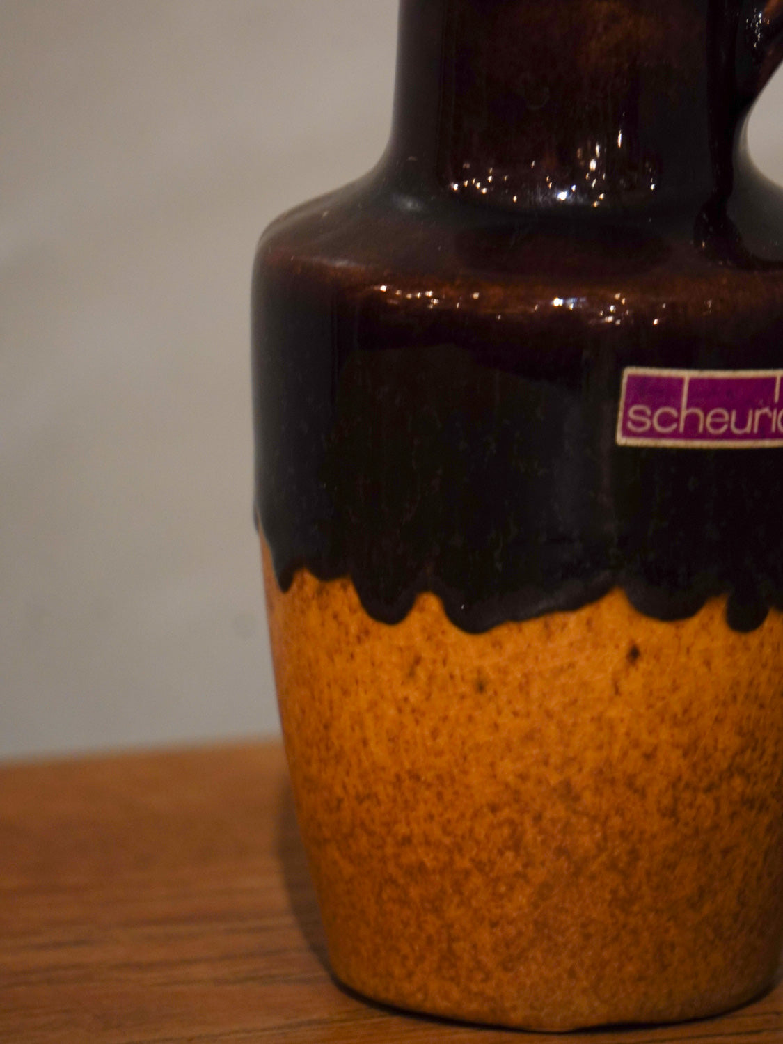 Scheurich - Fat Lava - セラミック フラワーベース - 1970's West Germany - cerote antiques