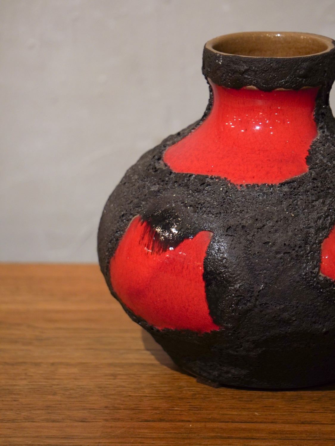 Marai Keramik - Fat Lava - セラミック フラワーベース - East Germany - cerote antiques
