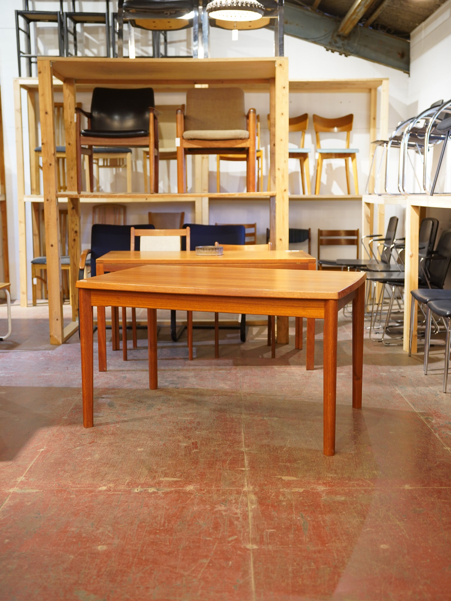 BRDR. FURBO - チークウッド ドローリーフダイニングテーブル - 1960's , Denmark - cerote antiques