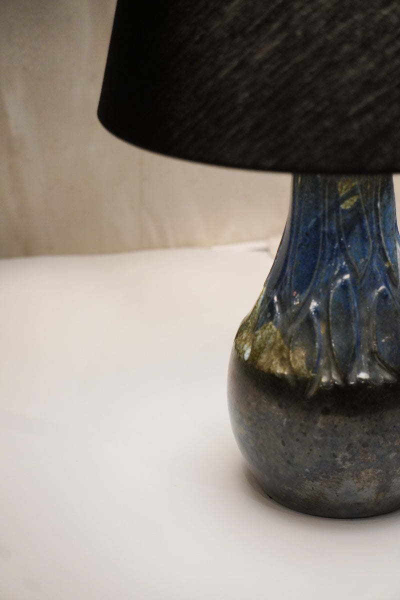 セラミック テーブルランプ<br> Denmark <br>cerote antiques - ヴィンテージ SHARK ATTACK