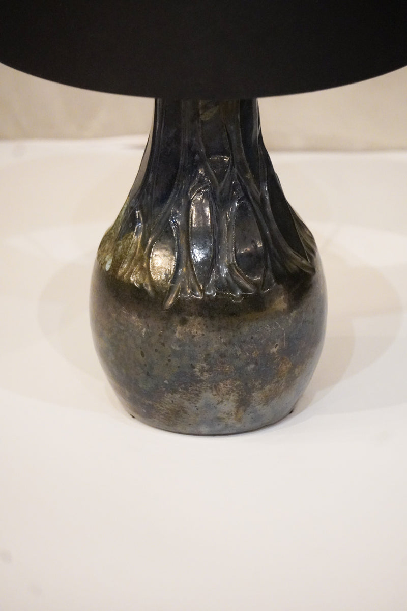 セラミック テーブルランプ<br> Denmark <br>cerote antiques - ヴィンテージ SHARK ATTACK