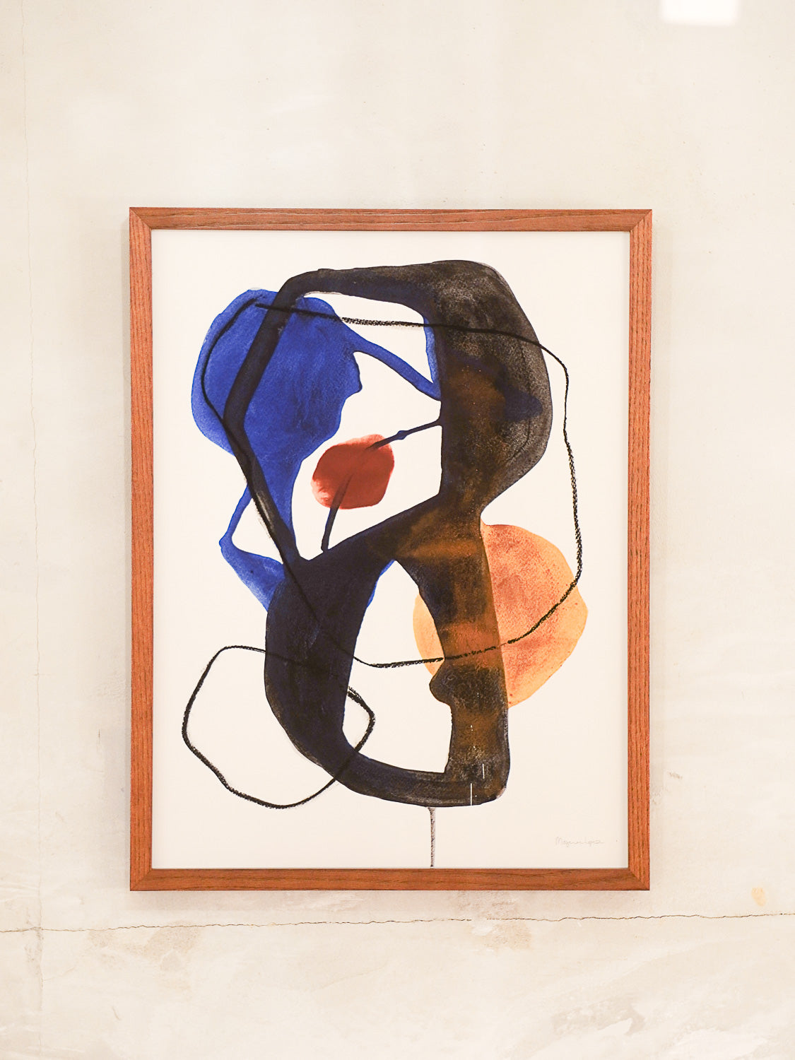 The poster club , Berit Mogensen Lopez - "Link" 30×40 - Denmark