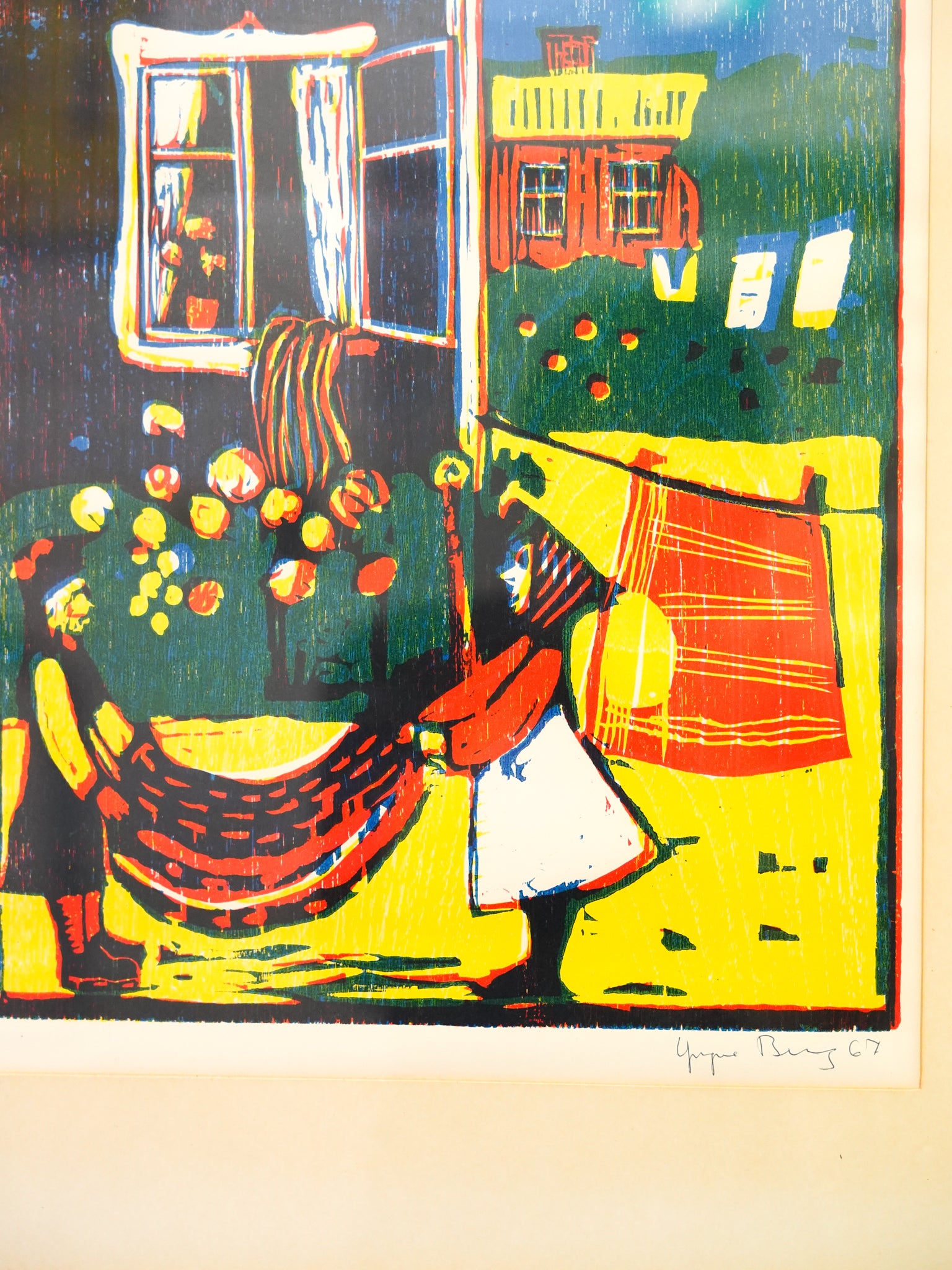 Yngve Berg - ウォールアート - 1967 , Sweden